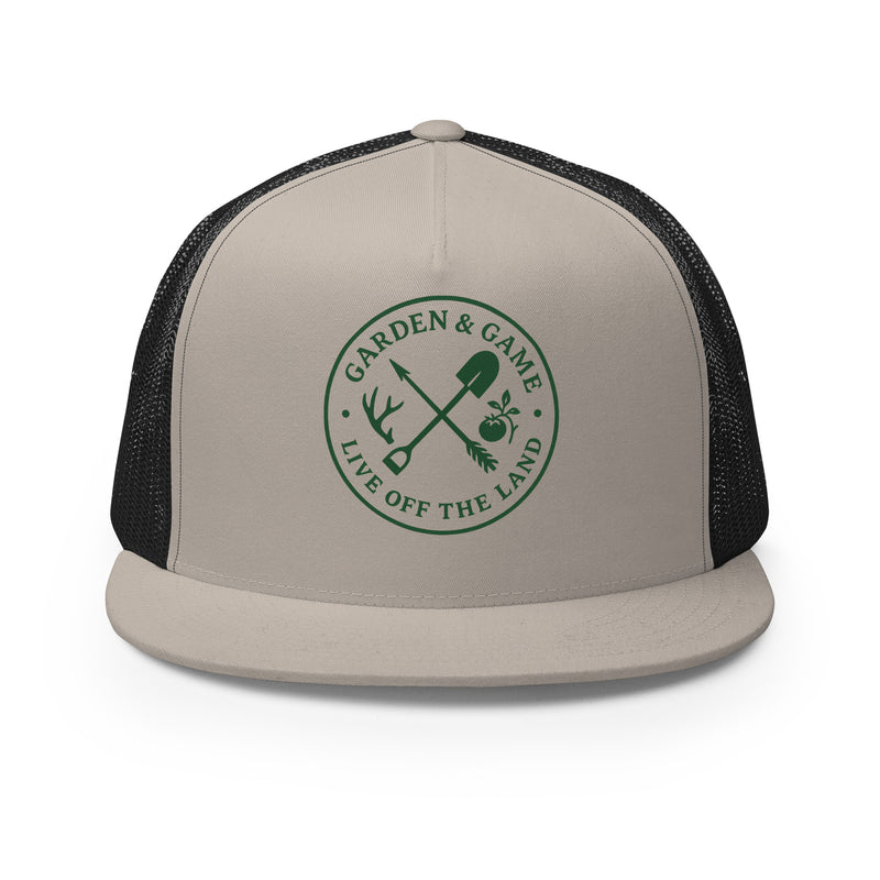 “Dirt & Deer” 5-Panel Hat – Garden & Game Edition