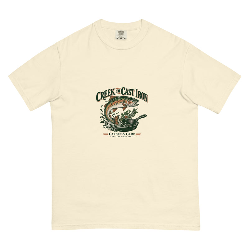 Creek to Cast Iron Garment-Dyed Tee